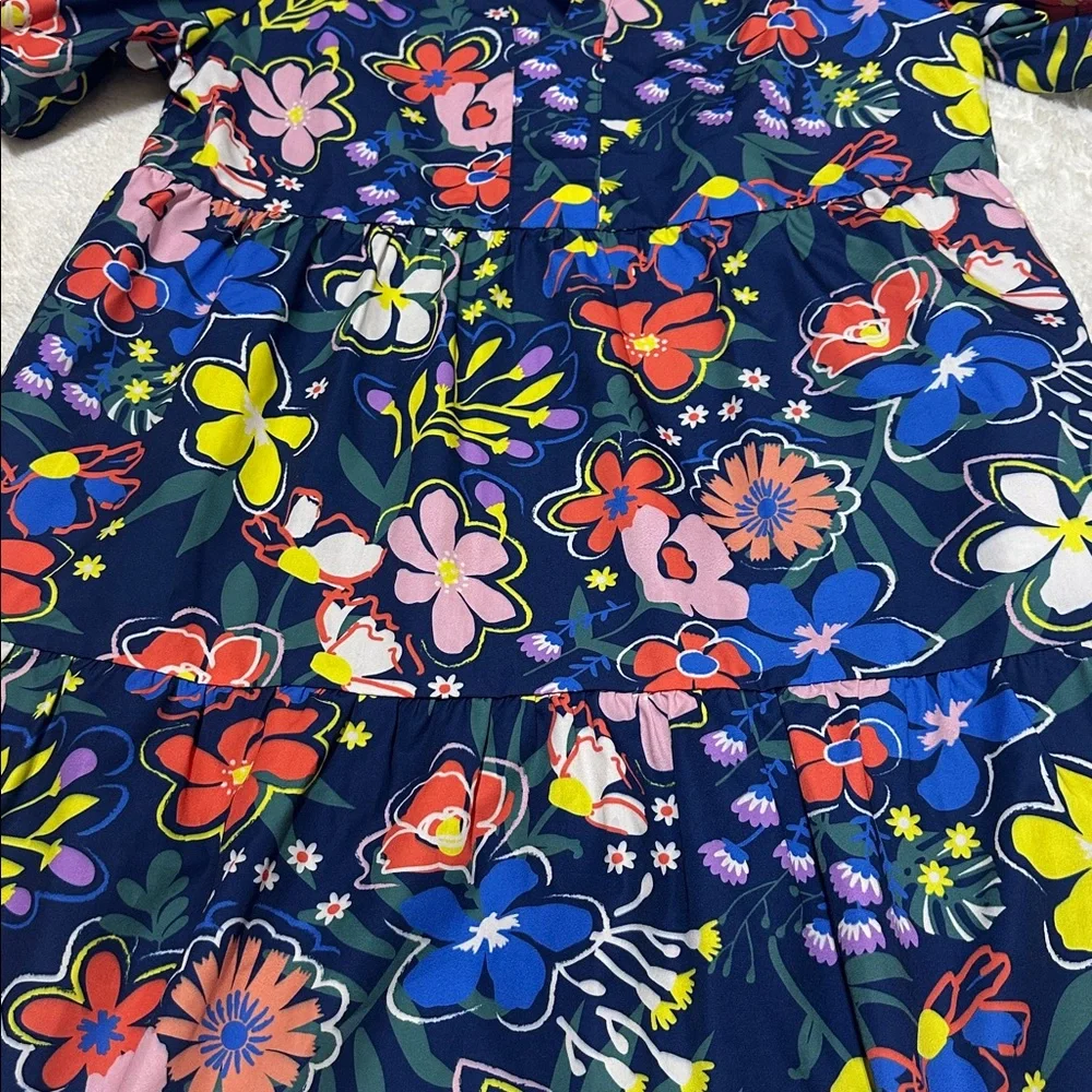 THML Colorful Floral Mini Dress - Picture 9 of 14